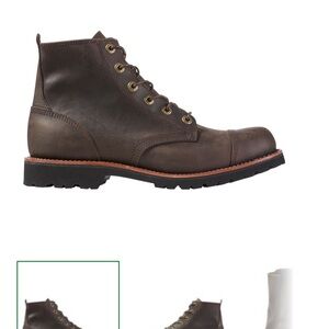 Men's Brown Leather Boots